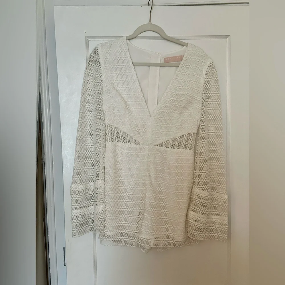 Keepsake White Romper - Picture 2 of 6